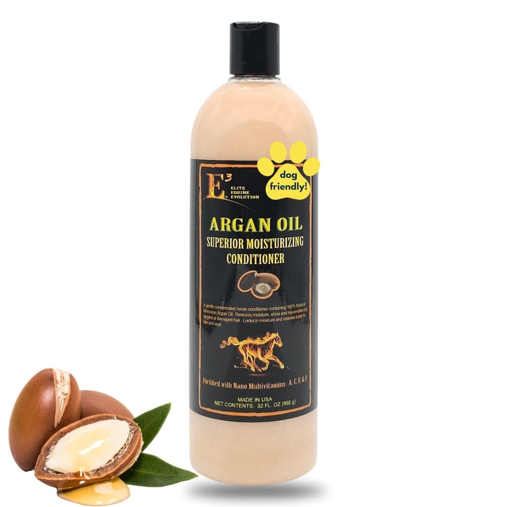 E3 Argan Oil Conditioner - Ideal for Dry, Damaged Hair, Leave-in or Rinse-Out...